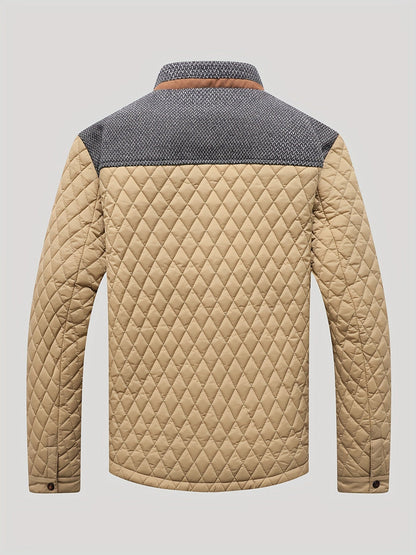 Men's Windproof Plaid Button-Front Jacket – view 11