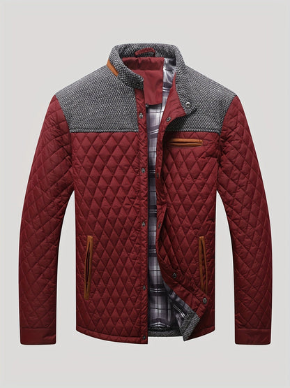 Men's Windproof Plaid Button-Front Jacket – view 19
