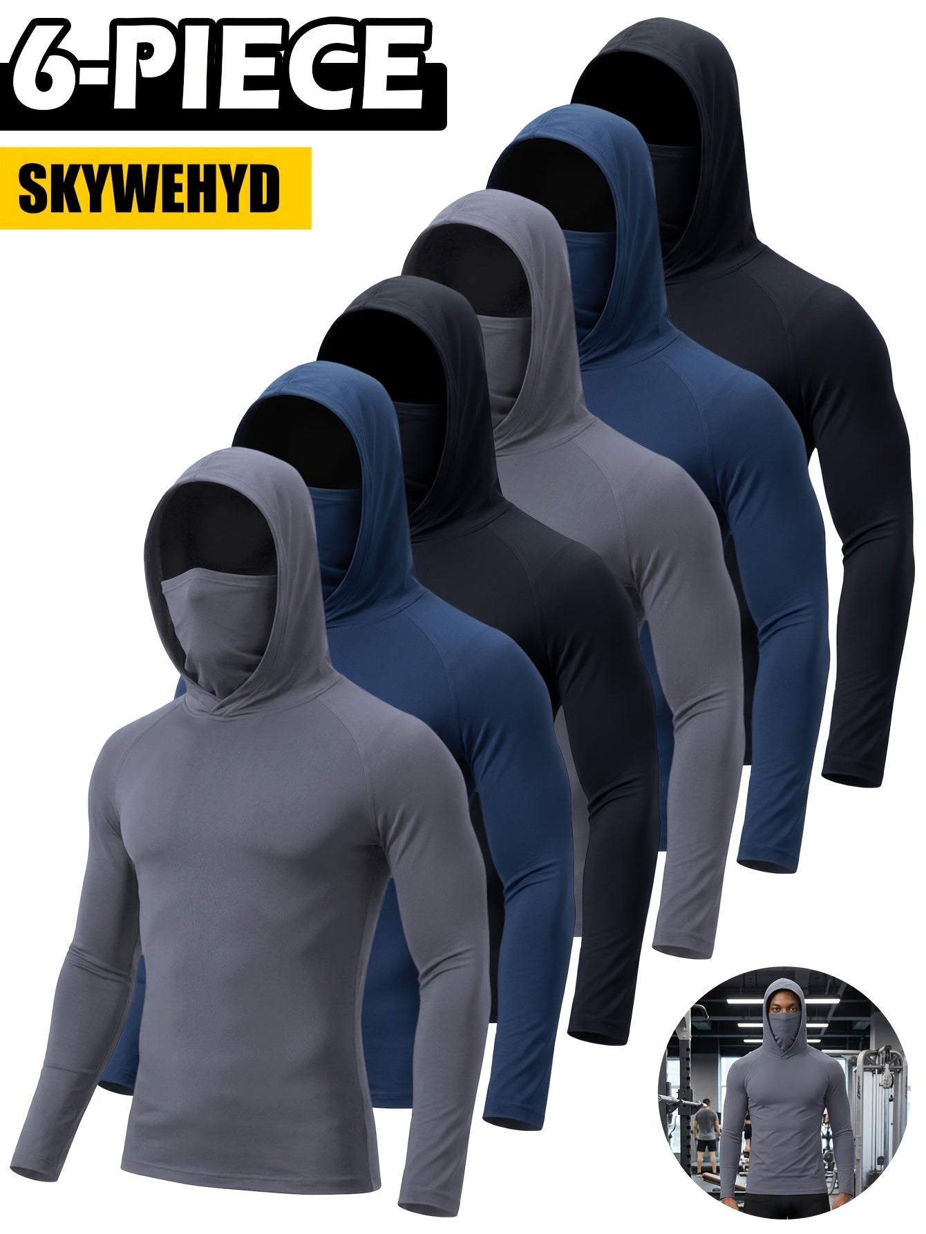 Men's Windproof Pullover Hoodie – main product image