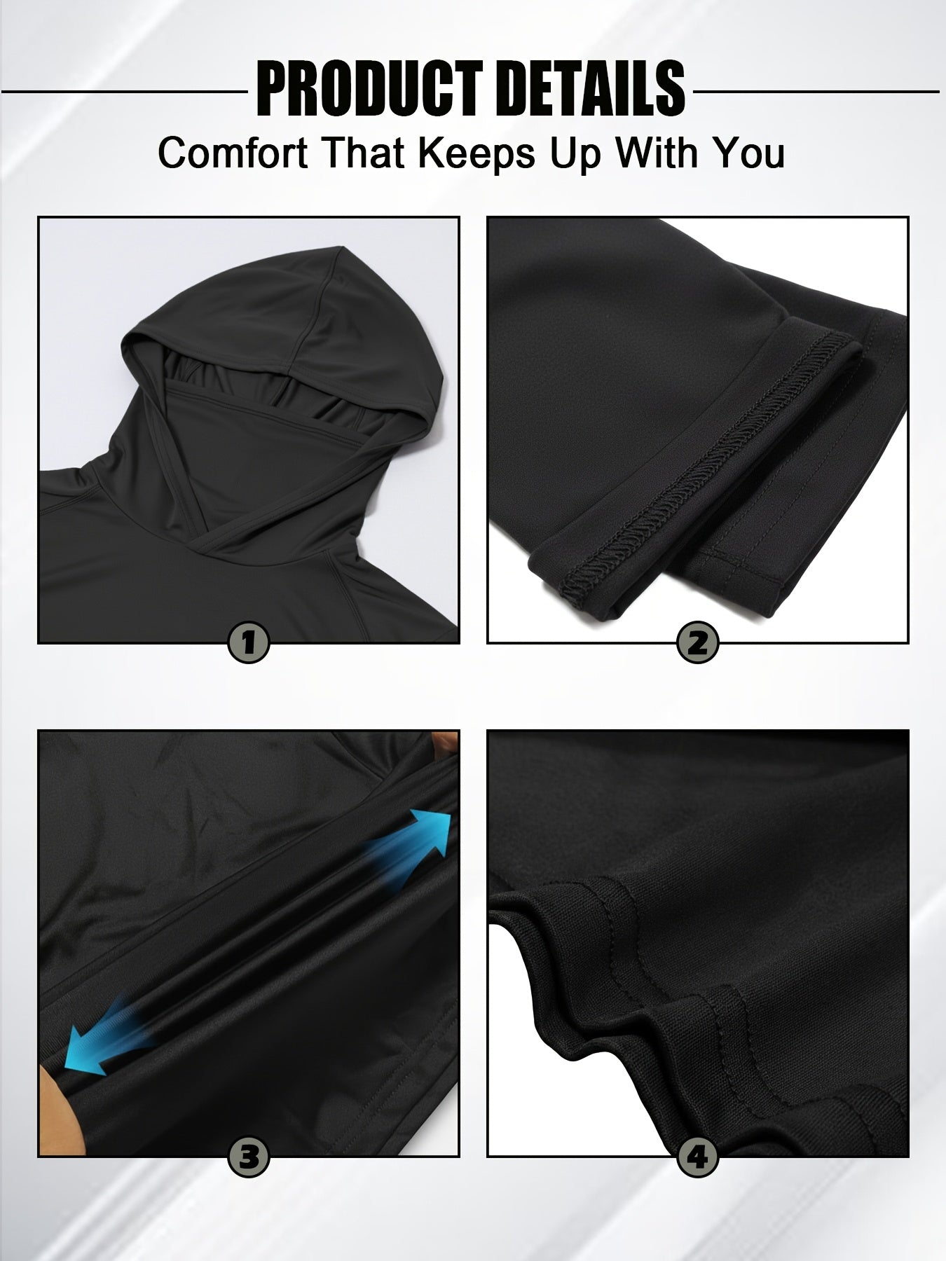 Men's Windproof Pullover Hoodie – view 4