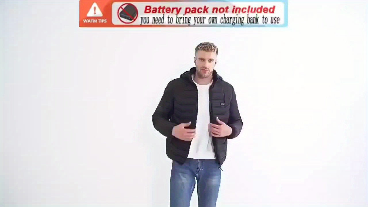 Men's Windproof Pullover Jacket – Black – view 8
