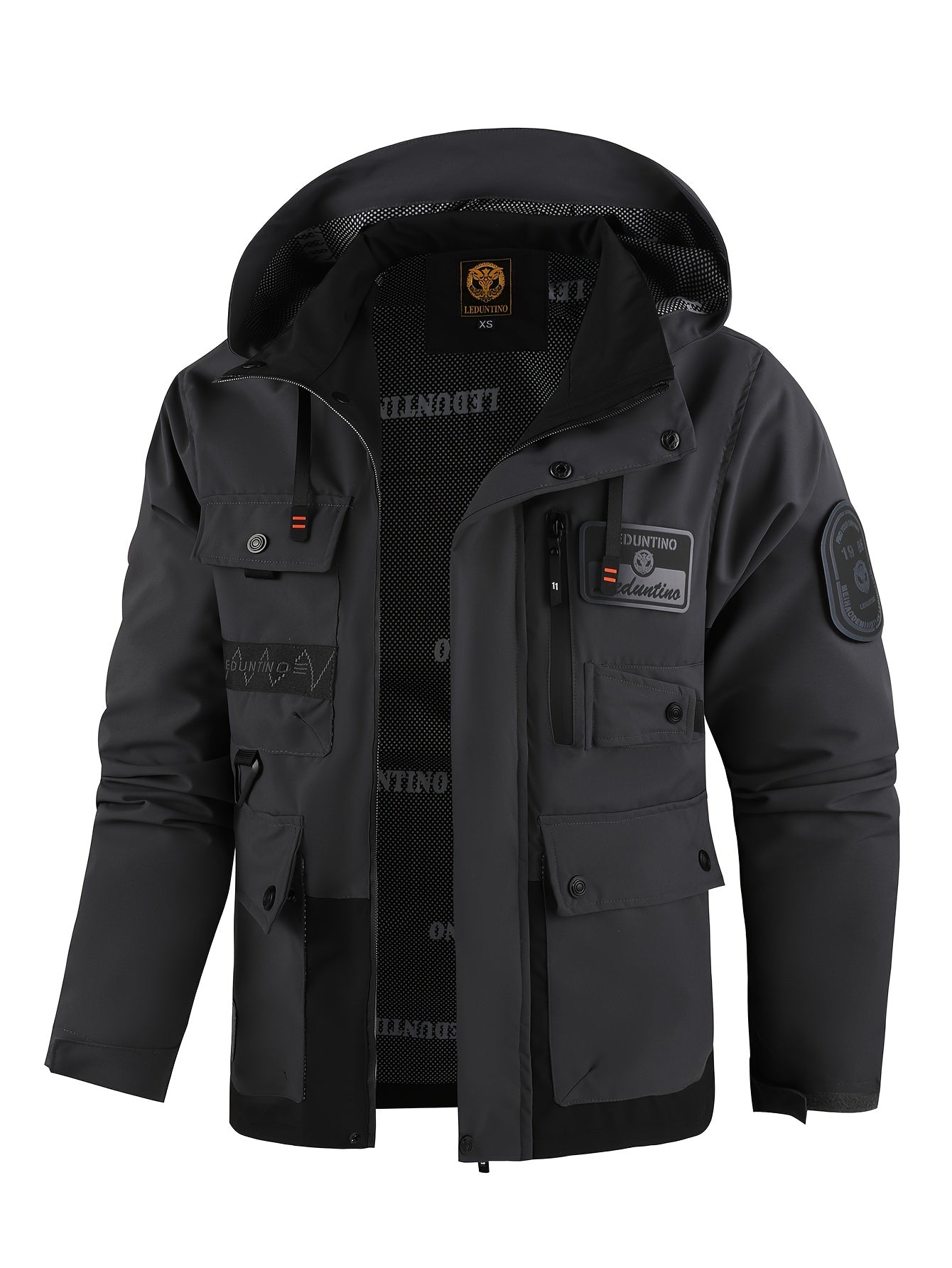 Men's Windproof Pullover Jacket – Ivory White – view 7