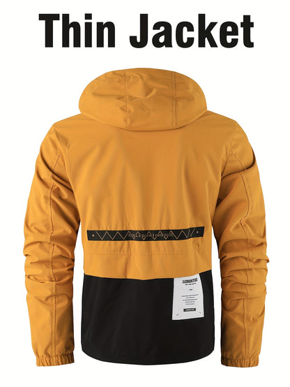 Men's Windproof Pullover Jacket – Ivory White – view 10