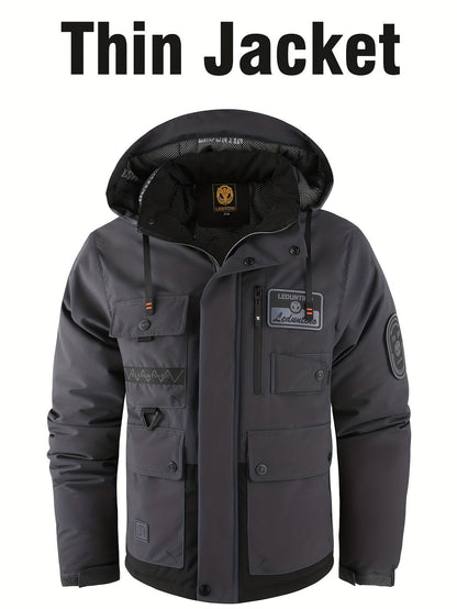 Men's Windproof Pullover Jacket – Ivory White – White option – view 4