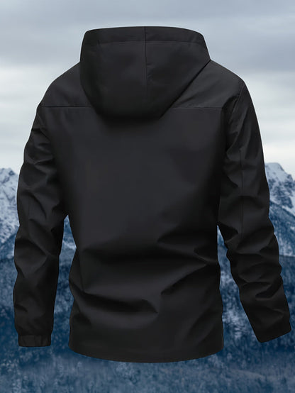 Men's Windproof Zip-Up Coat – Sizes S–XXL – view 3