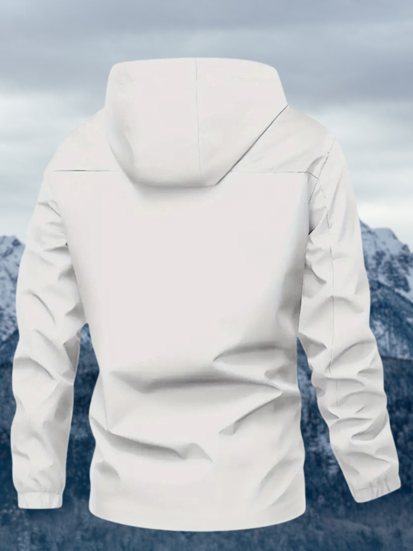 Men's Windproof Zip-Up Coat – Sizes S–XXL – view 4