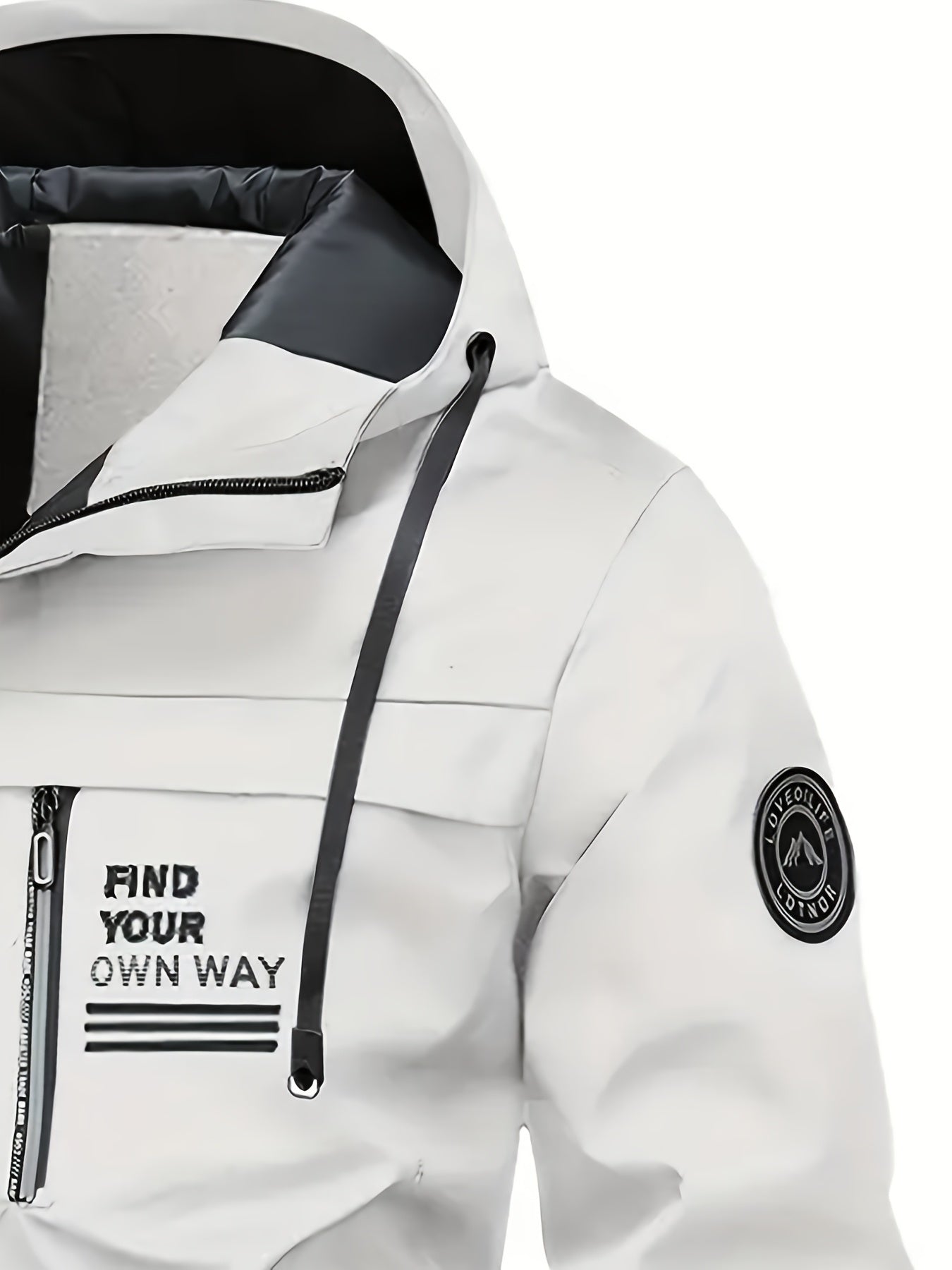 Men's Windproof Zip-Up Coat – Sizes S–XXL – view 5