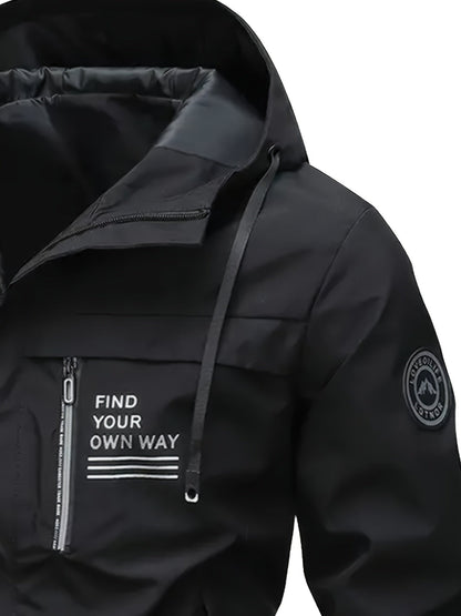 Men's Windproof Zip-Up Coat – Sizes S–XXL – view 10