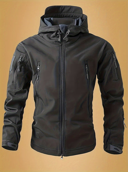 Men's Windproof Zip-Up Coat – Sizes S–XXXL – Green option – view 5