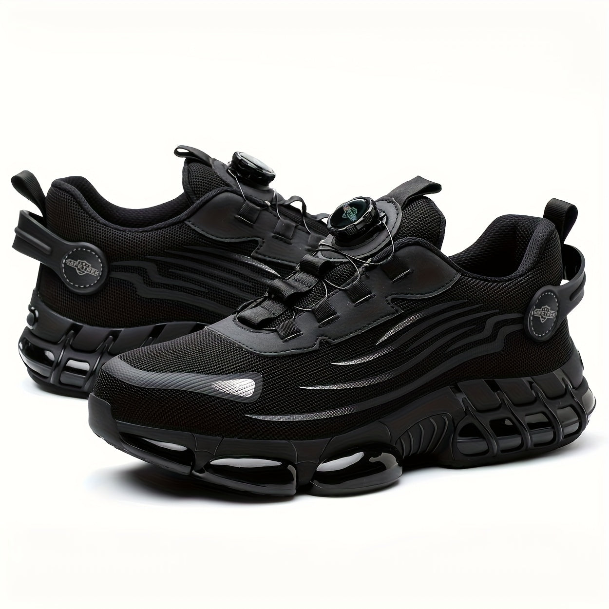 Men's Work & Safety Boots - Non-Slip Sole & Breathable Comfort – Black option – view 3