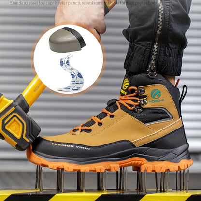 Men's Work & Safety Boots - Puncture Resistant & Non-Slip Sole – Sizes US 6–US 11 – view 4