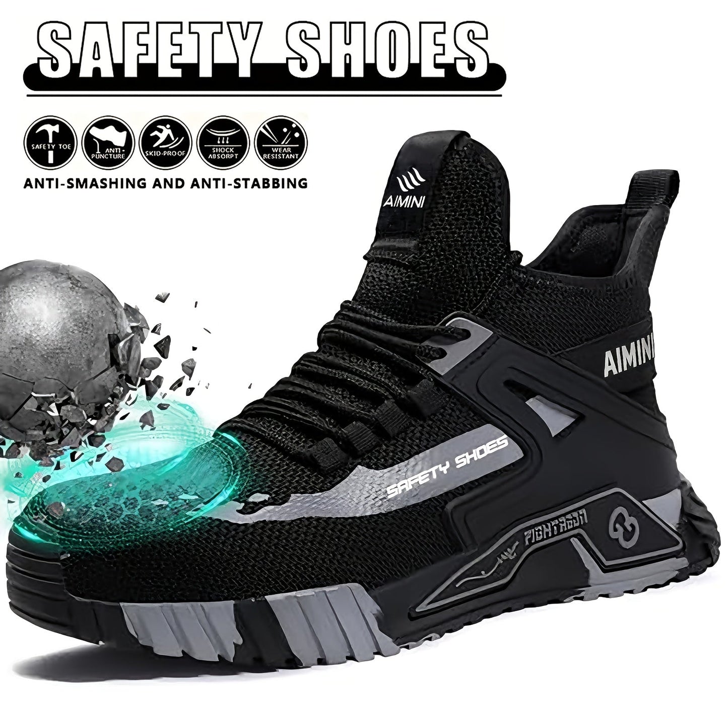 Men's Work & Safety Boots - Steel Toe Protection & Lightweight Design – main product image