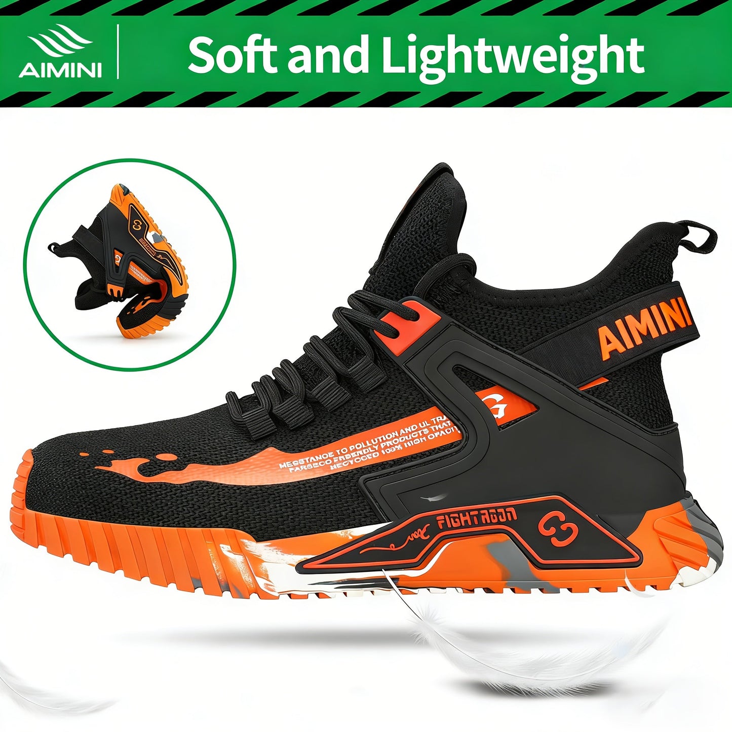 Men's Work & Safety Boots - Steel Toe Protection & Lightweight Design – view 7
