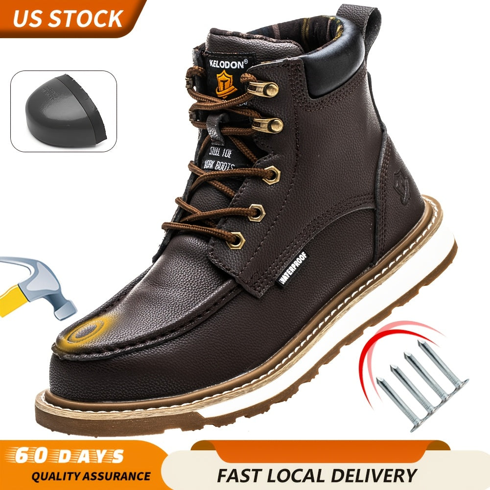 Men's Work & Safety Boots - Steel Toe Protection & Non-Slip Sole – 24-Variant Selection – view 2