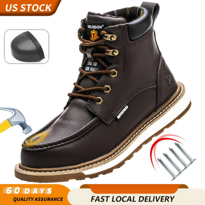 Men's Work & Safety Boots - Steel Toe Protection & Non-Slip Sole – 24-Variant Selection – view 2