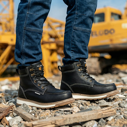 Men's Work & Safety Boots - Steel Toe Protection & Non-Slip Sole – 24-Variant Selection – view 6