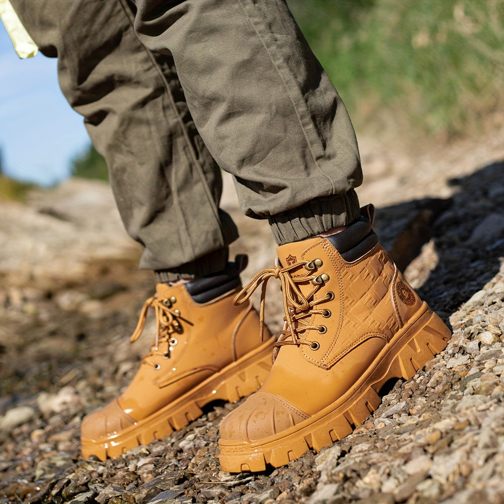 Men's Work & Safety Boots - Steel Toe Protection & Non-Slip Sole – 3-Color Selection – view 3