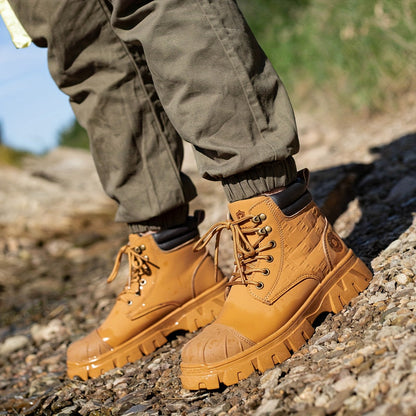 Men's Work & Safety Boots - Steel Toe Protection & Non-Slip Sole – 3-Color Selection – view 3