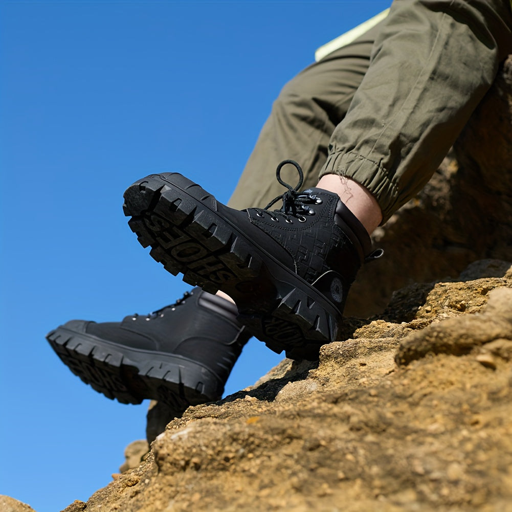 Men's Work & Safety Boots - Steel Toe Protection & Non-Slip Sole – 3-Color Selection – view 6