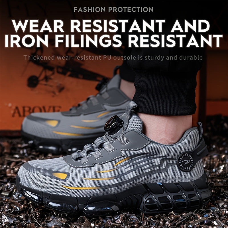Men's Work & Safety Boots - Steel Toe Protection & Non-Slip Sole – Sizes US 6–US 11 – view 8