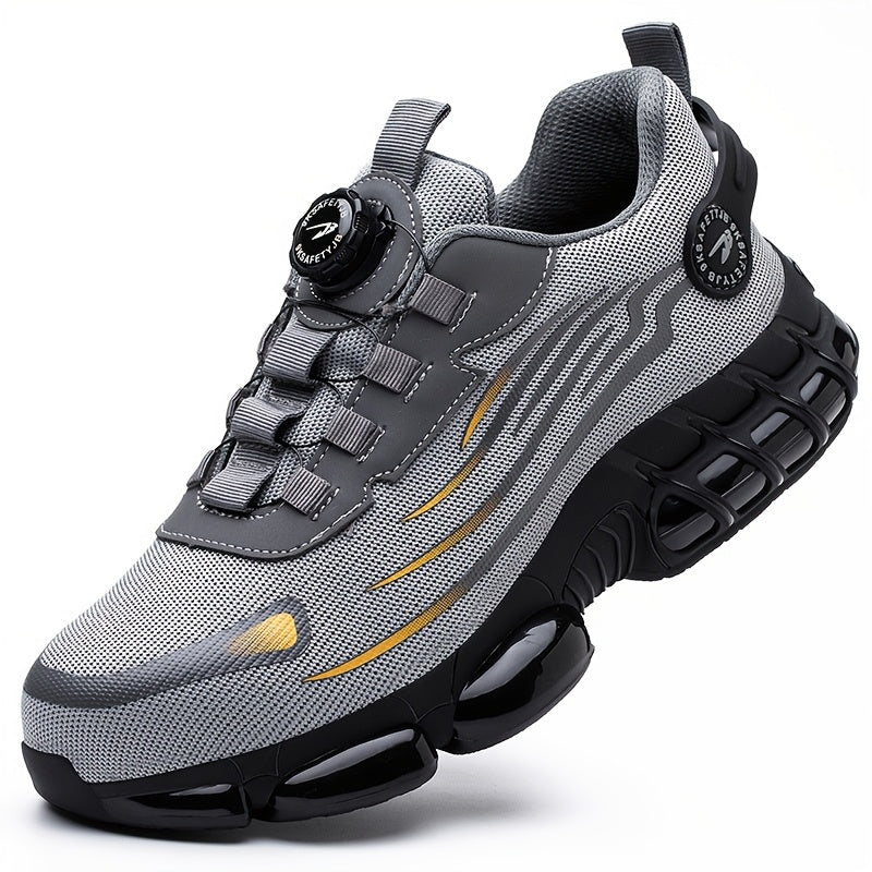 Men's Work & Safety Boots - Steel Toe Protection & Non-Slip Sole – Sizes US 6–US 11 – Black option – view 4