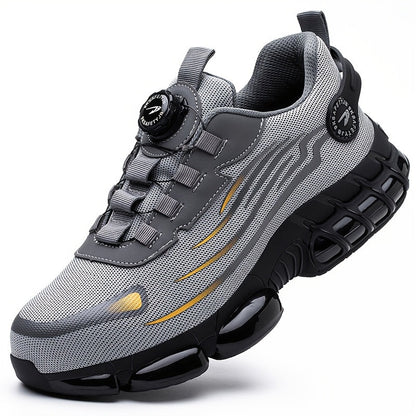 Men's Work & Safety Boots - Steel Toe Protection & Non-Slip Sole – Sizes US 6–US 11 – Black option – view 4