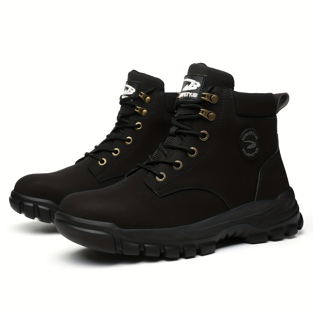Men's Work & Safety Boots - Steel Toe Protection & Puncture Resistant – Khaki Lace – Khaki option – view 5