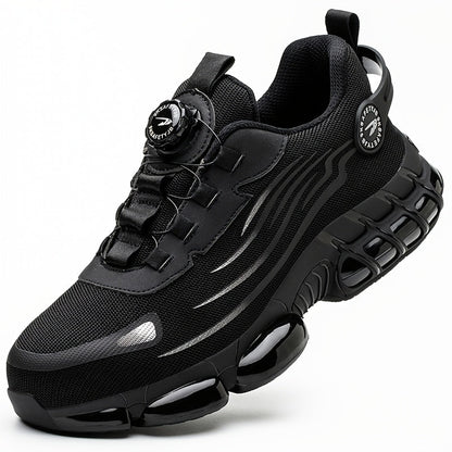 Men's Work & Safety Boots - Steel Toe Protection & Puncture Resistant – Black / Grey – view 3