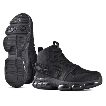 Men's Work & Safety Boots - Steel Toe Protection & Puncture Resistant – Black – view 5