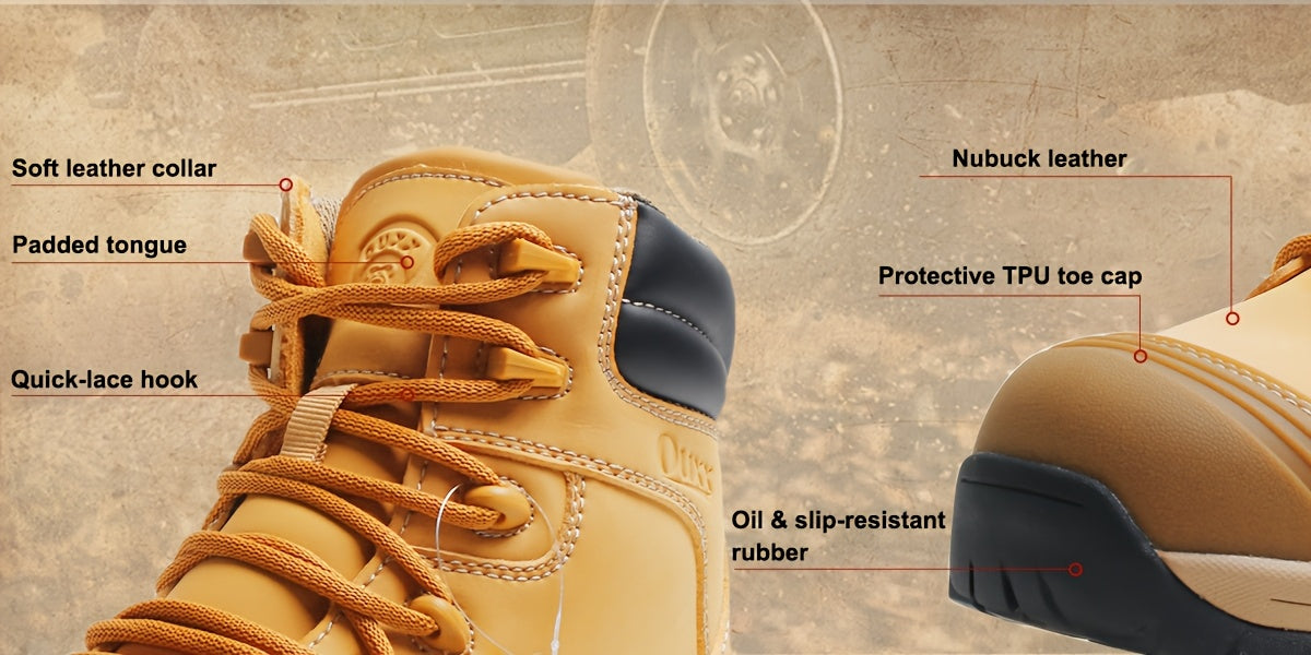 Men's Work & Safety Boots - Steel Toe Protection & Puncture Resistant – 30-Variant Selection – view 9