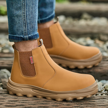 Men's Work & Safety Boots - Steel Toe Protection & Puncture Resistant – ginger-colored – view 11