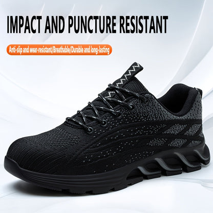 Men's Work & Safety Shoes - Breathable Mesh Lightweight for Everyday Wear – main product image