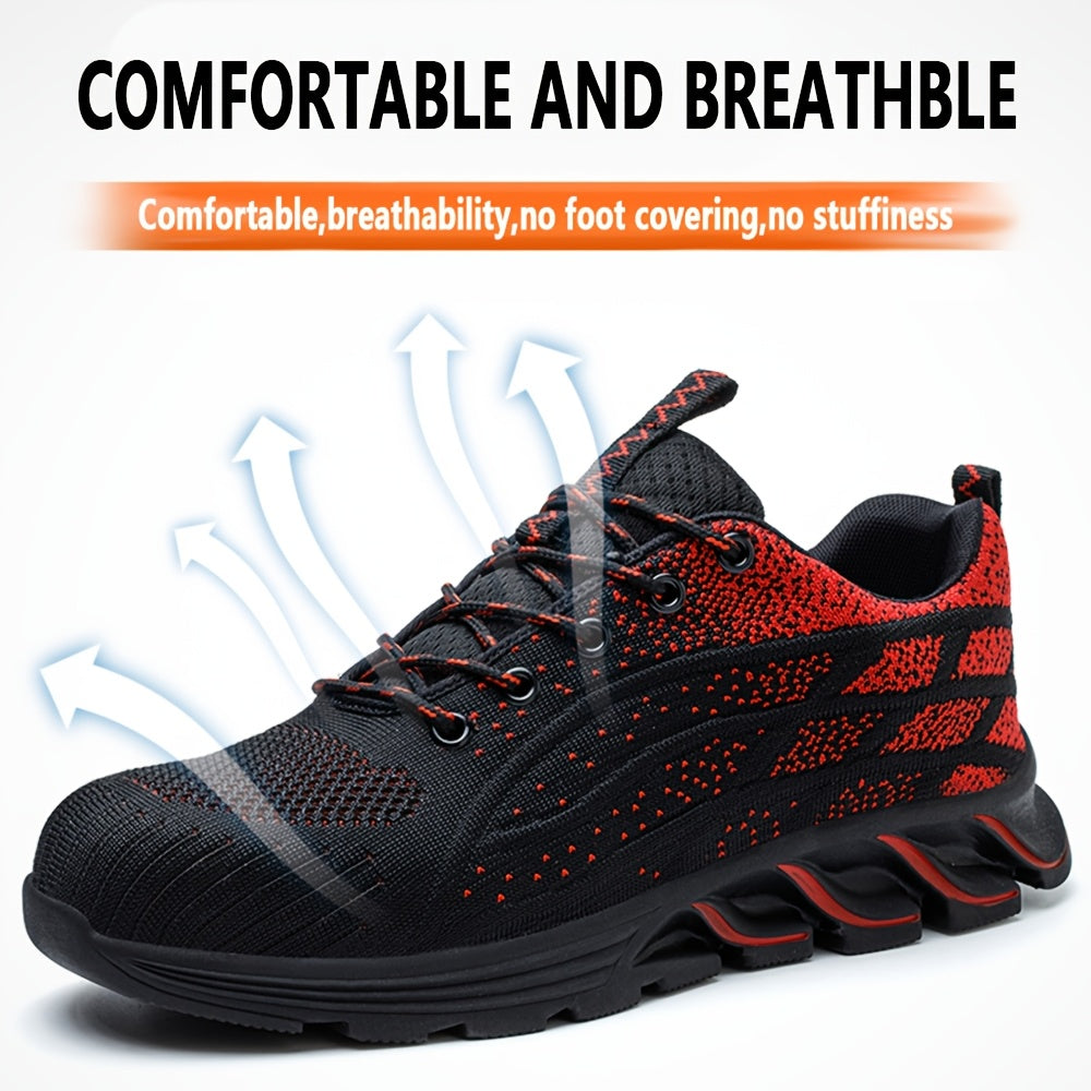 Men's Work & Safety Shoes - Breathable Mesh Lightweight for Everyday Wear – view 8