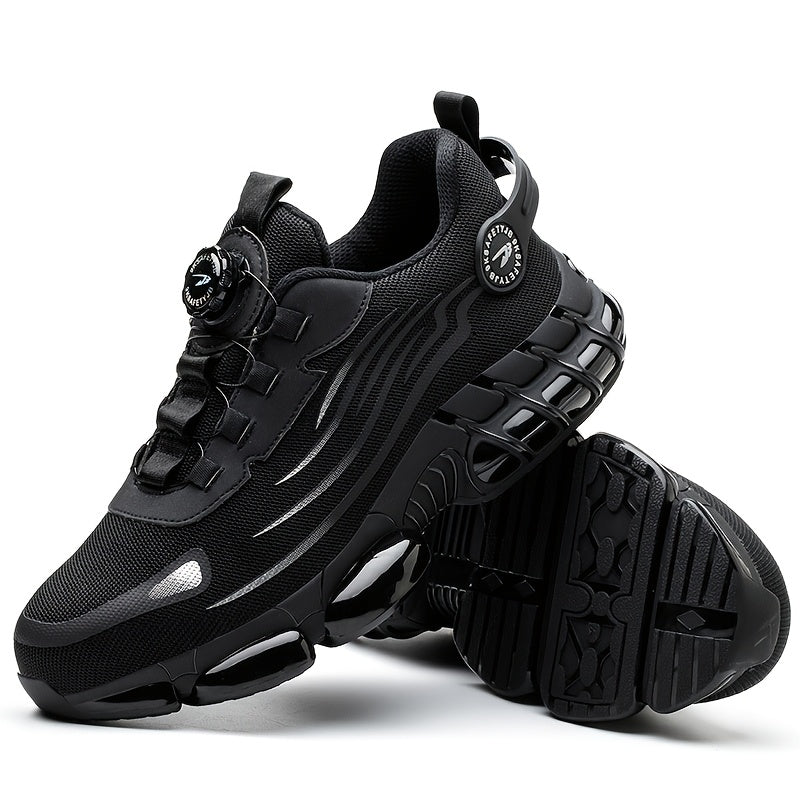 Men's Work & Safety Shoes - Breathable Mesh Non-Slip Sole for Outdoor & – view 2