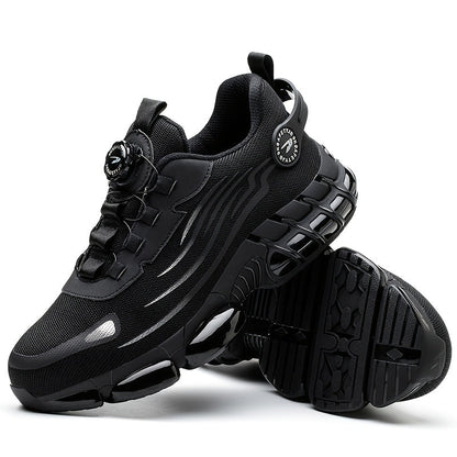 Men's Work & Safety Shoes - Breathable Mesh Non-Slip Sole for Outdoor & – view 2