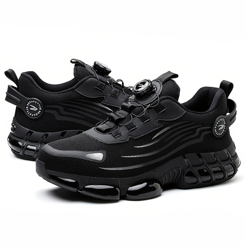Men's Work & Safety Shoes - Breathable Mesh Non-Slip Sole for Outdoor & – view 4