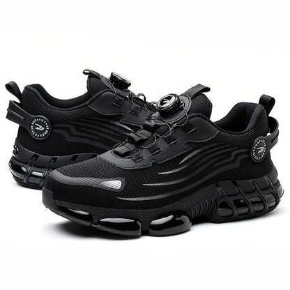 Men's Work & Safety Shoes - Breathable Mesh Non-Slip Sole for Outdoor & – view 4