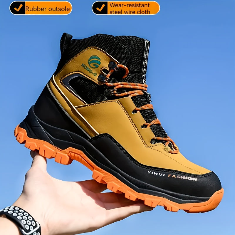 Men's Work & Safety Shoes - Comfort Fit for Everyday Wear – Yellow / Green – view 2