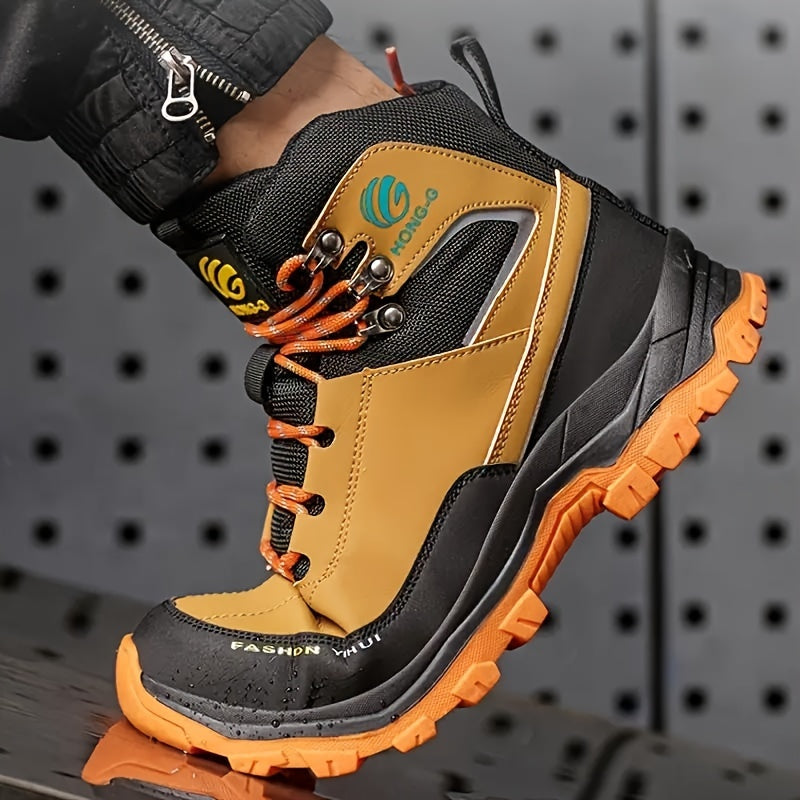 Men's Work & Safety Shoes - Comfort Fit for Everyday Wear – Yellow / Green – view 4