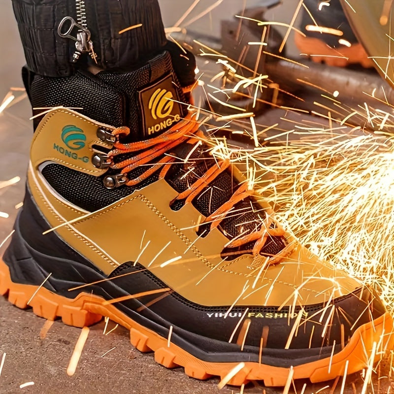 Men's Work & Safety Shoes - Comfort Fit for Everyday Wear – Yellow / Green – view 6