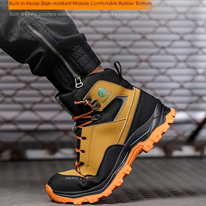 Men's Work & Safety Shoes - Comfort Fit for Everyday Wear – Yellow / Green – view 8