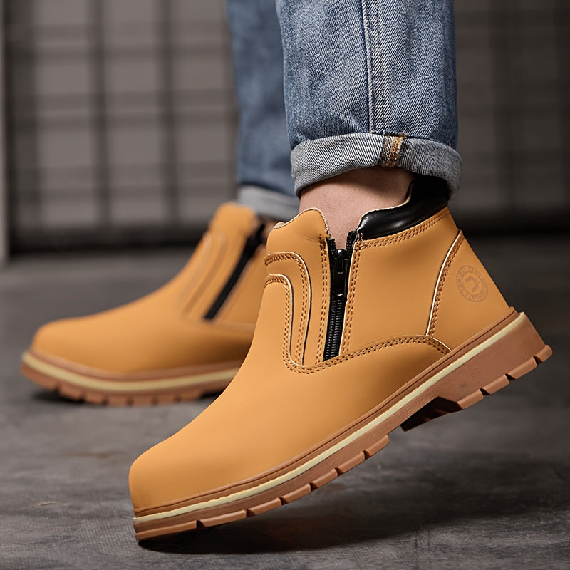 Men's Work & Safety Shoes - Non-Slip Sole for Beach & Water – Yellowish-brown – view 9