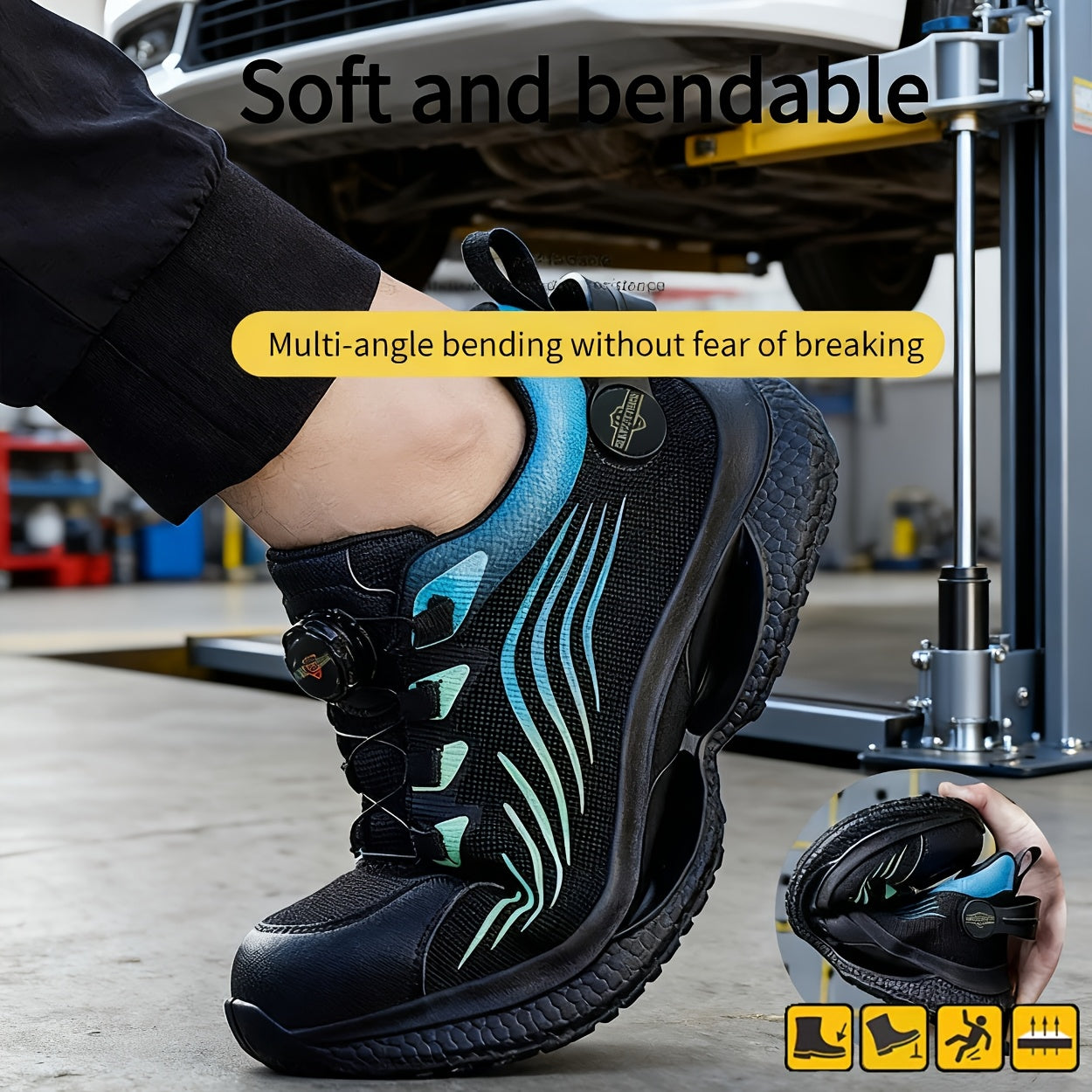 Men's Work & Safety Shoes - Non-Slip Sole for Everyday Wear – view 11
