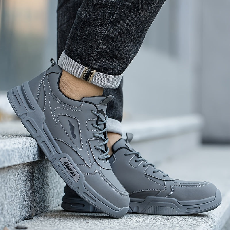 Men's Work & Safety Shoes - Non-Slip Sole for Outdoor & – Black / Slate Grey – view 2