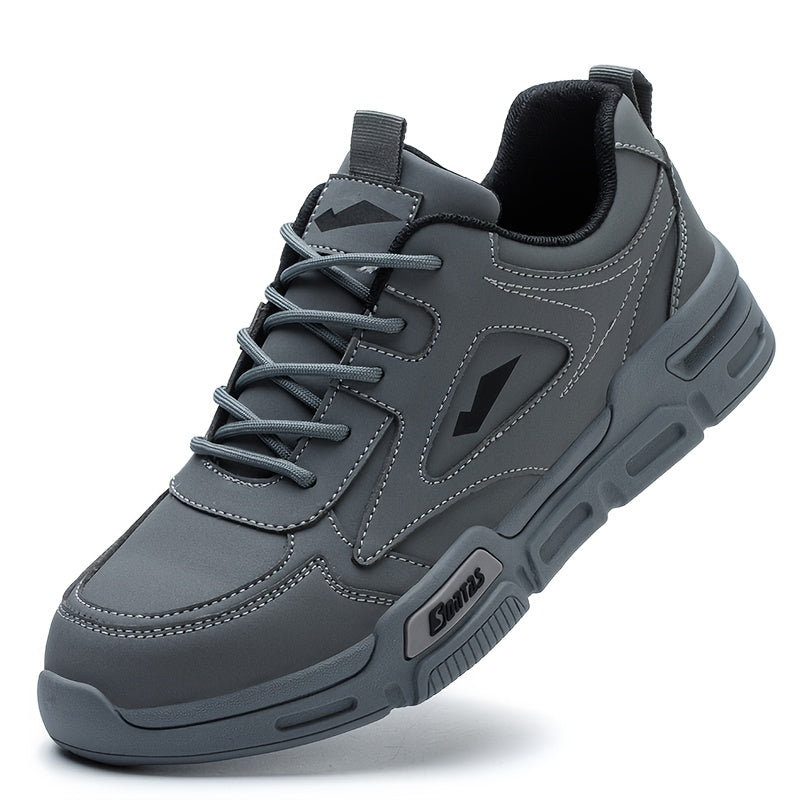 Men's Work & Safety Shoes - Non-Slip Sole for Outdoor & – Black / Slate Grey – view 9