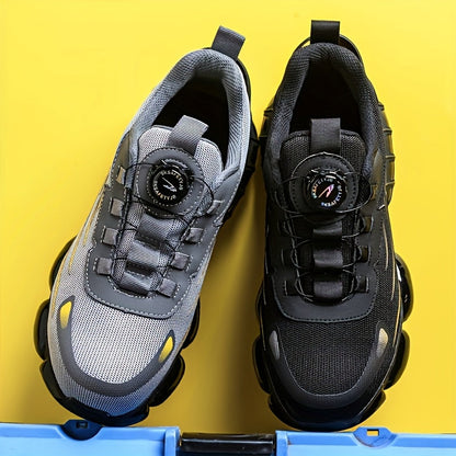 Men's Work & Safety Shoes - Puncture Resistant & Breathable Comfort – Grey / Black – view 8