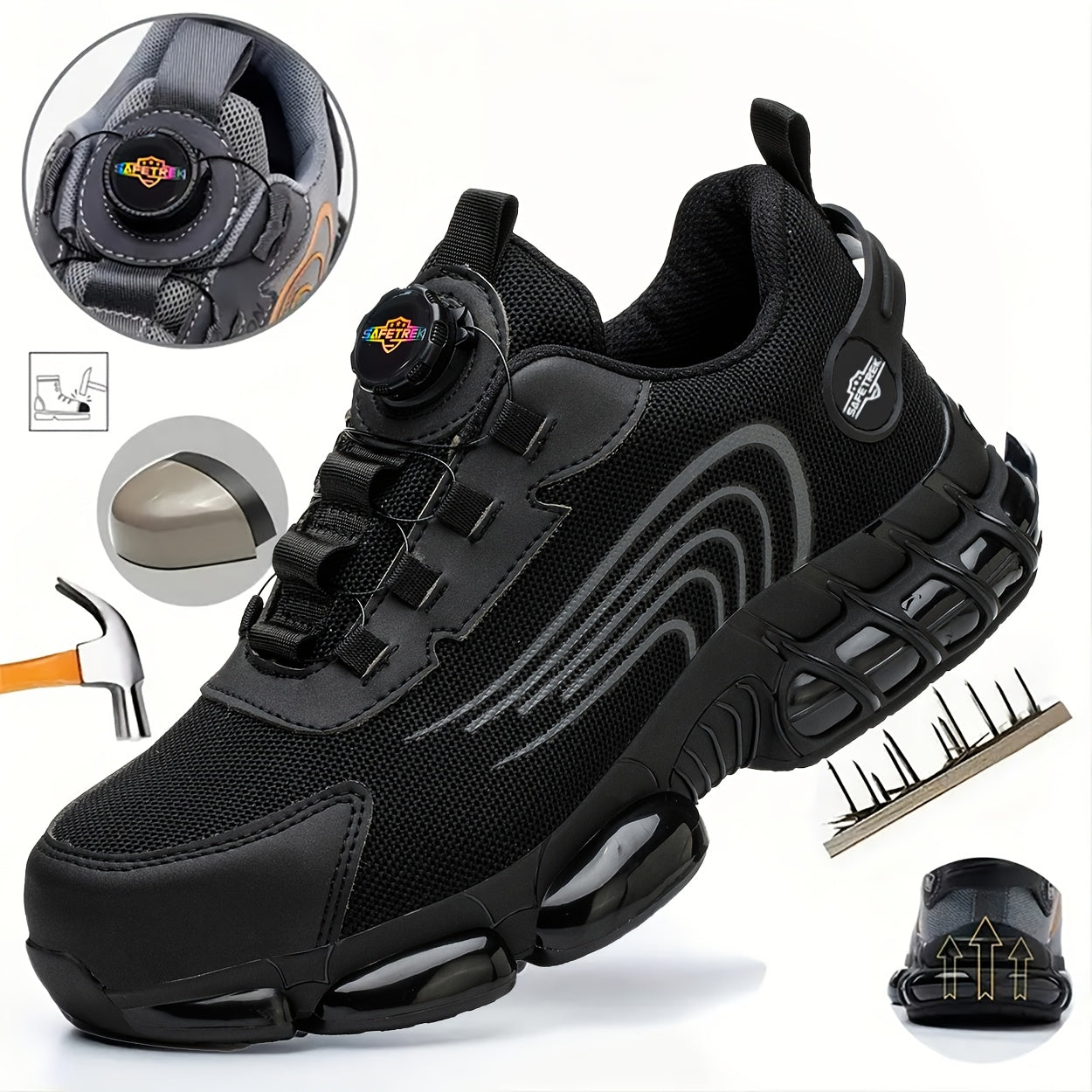 Men's Work & Safety Shoes - Puncture Resistant & Lightweight Design – main product image