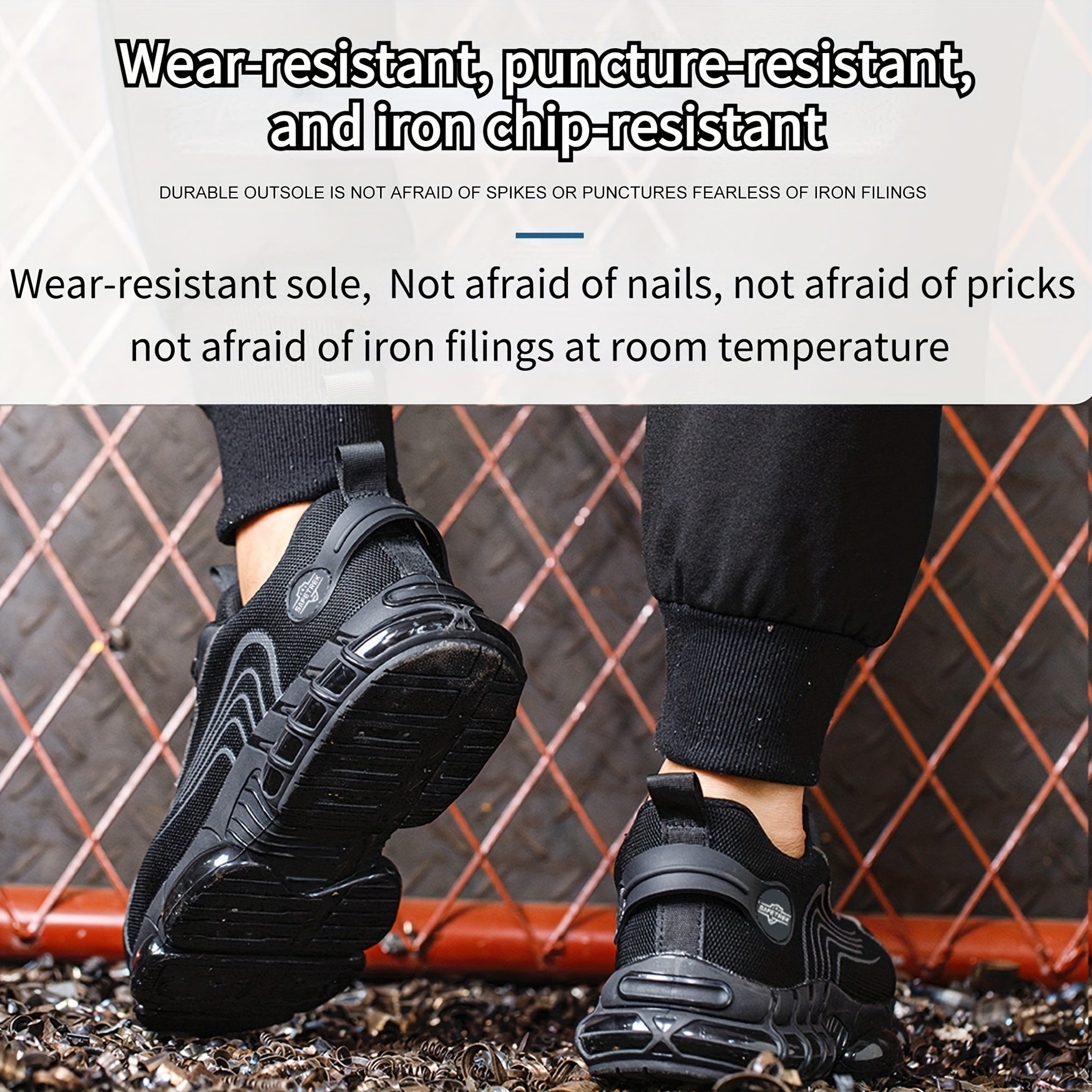 Men's Work & Safety Shoes - Puncture Resistant & Lightweight Design – view 7