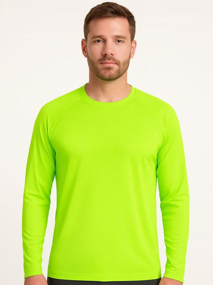 Men's Work Shirt Multipack – High Visibility Long Sleeve Shirts 2-Pack - UPF50+ detail view