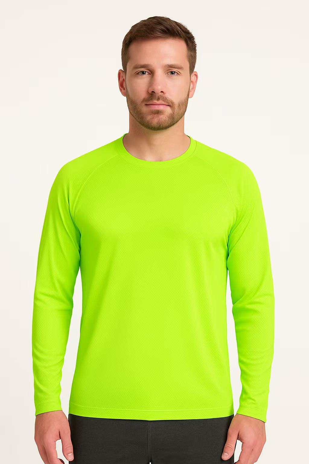 Men's Work Shirt Multipack – High Visibility Long Sleeve Shirts 2-Pack - UPF50+ detail view
